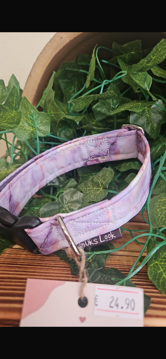 Halsband 'LAVENDER MARBL' 30-40cm
