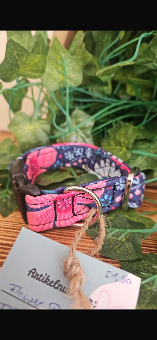 Halsband 'FLOWER POWER' 20-30cm