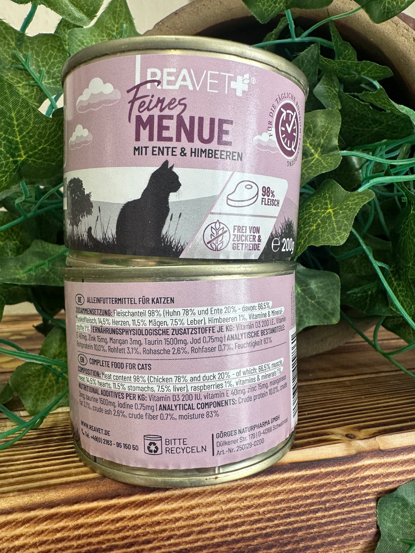 REAVET - Katzennassfutter Feines Menü  200g