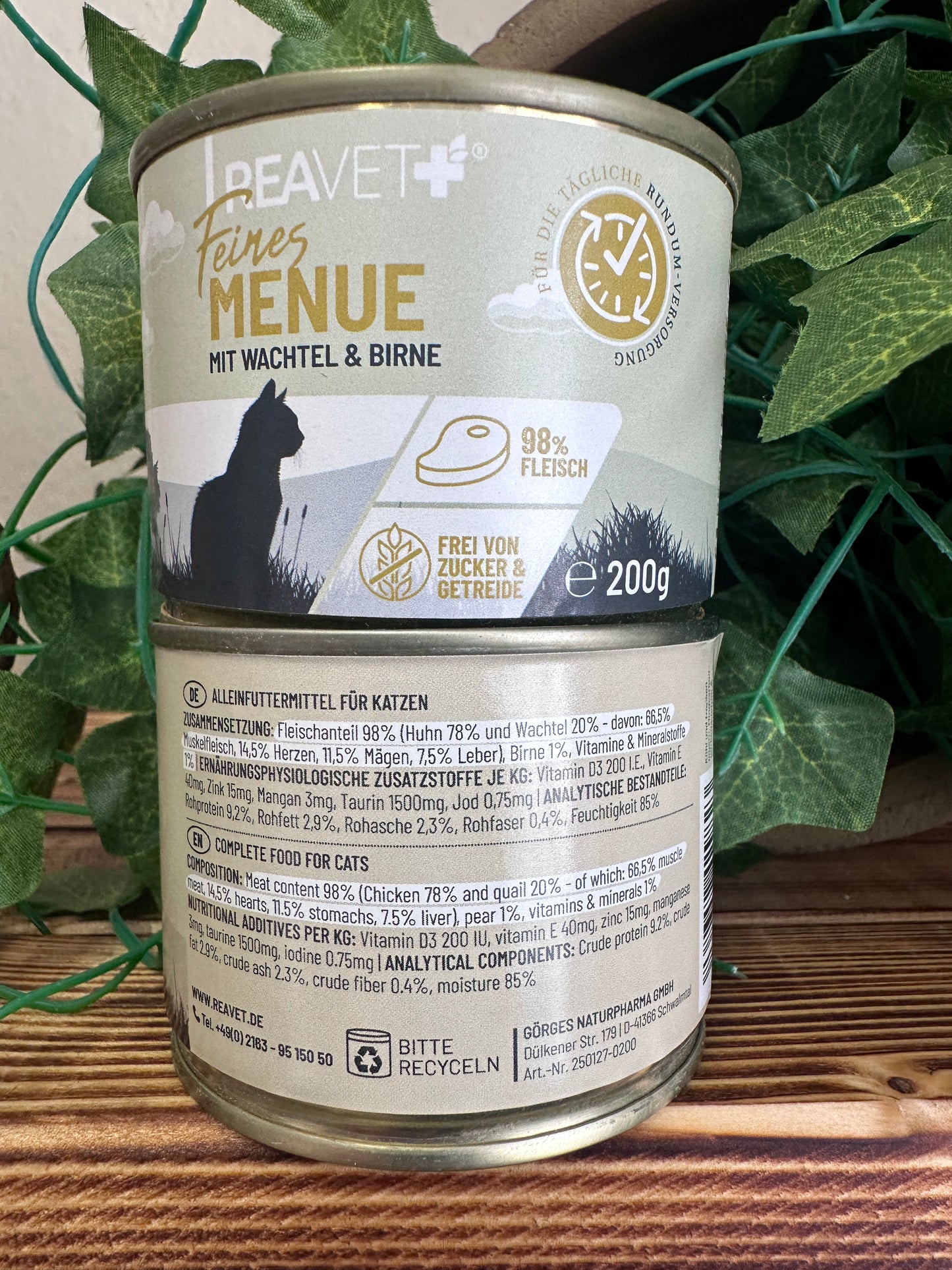 REAVET - Katzennassfutter Feines Menü  200g