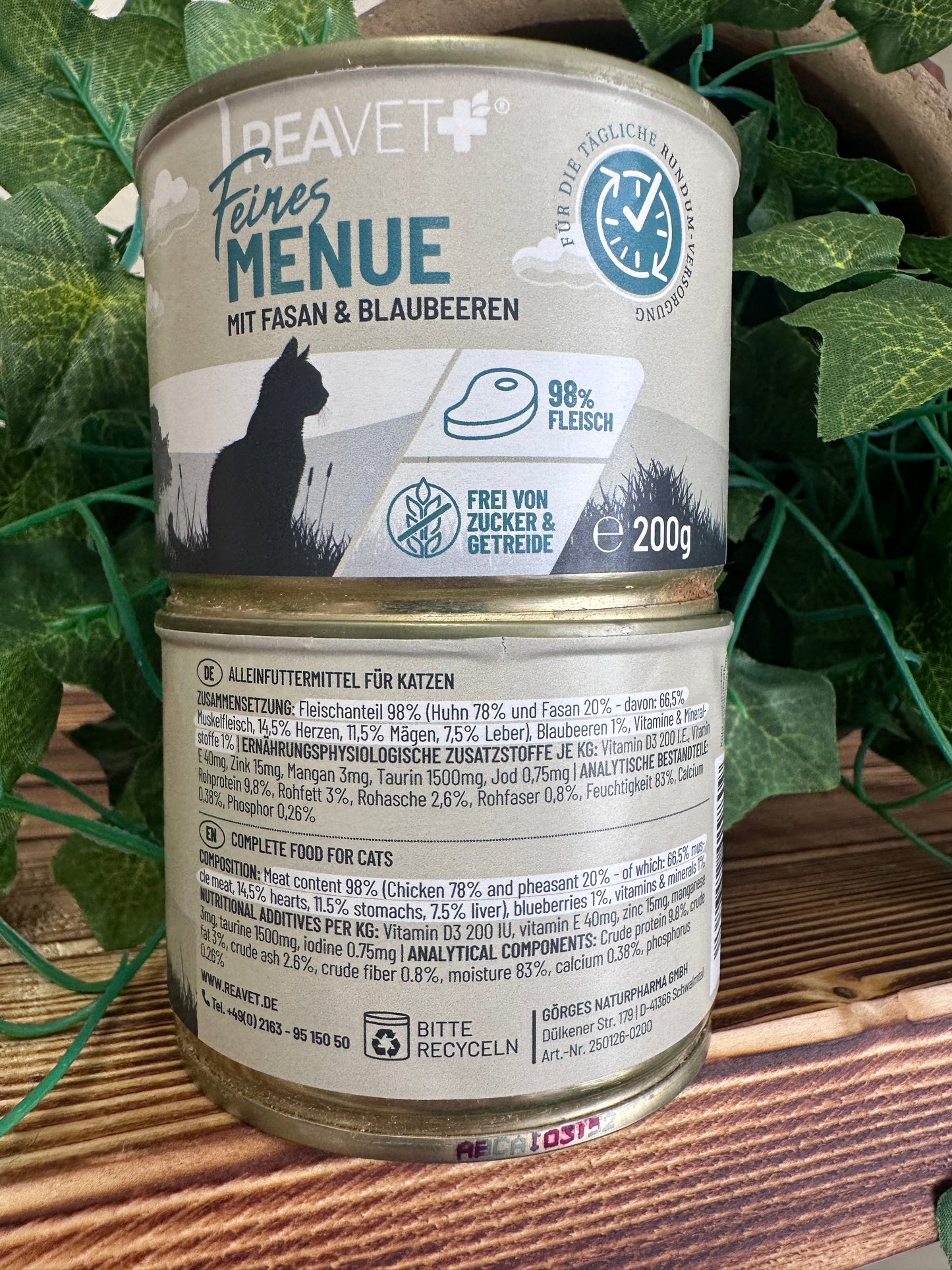 REAVET - Katzennassfutter Feines Menü  200g