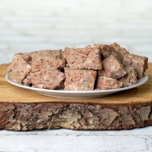 BARFGOLD - Komplett-Menü Huhn mit Lachs für Katzen, gewolft 500g