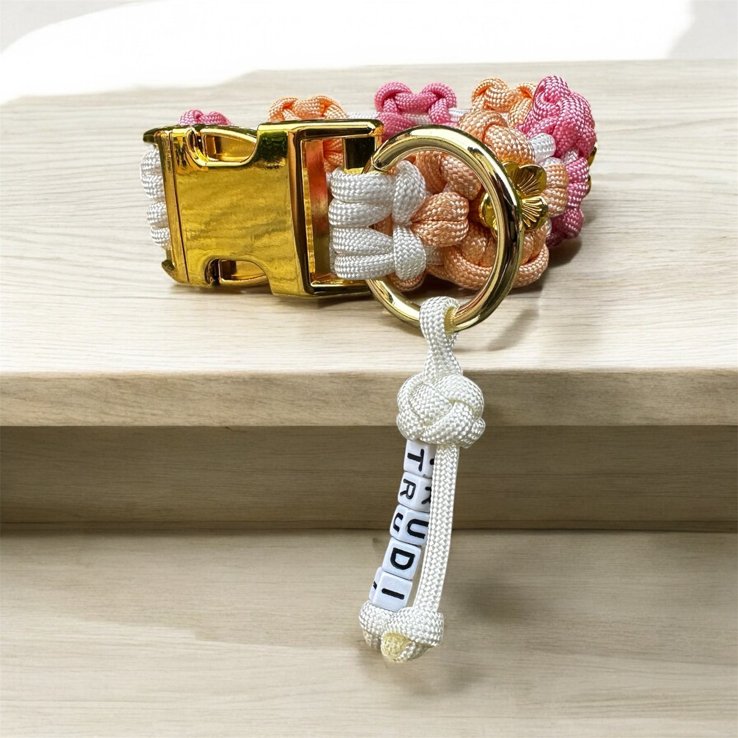 Personalisiertes Halsband 'FLOWER'