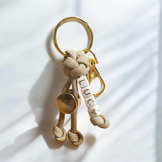 Kotbeutelhalter mit Name in Gold