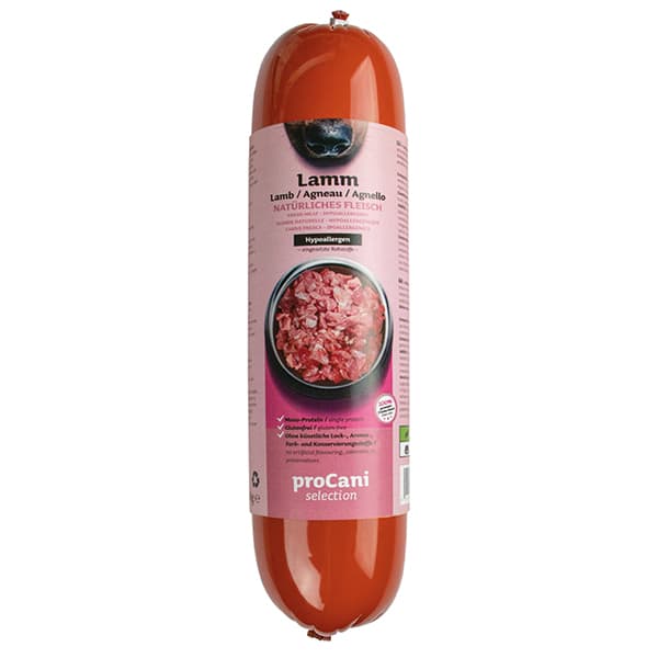 proCani selection „Lamm“ Hypoallergen – Kochwurst